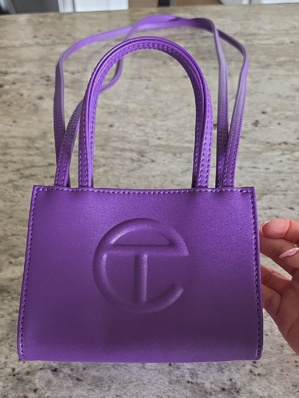 Telfar Purple Tote Bag - Small